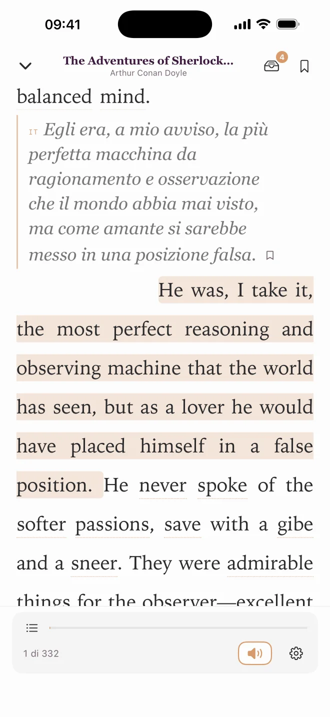 Tieni premuta la frase — Plum